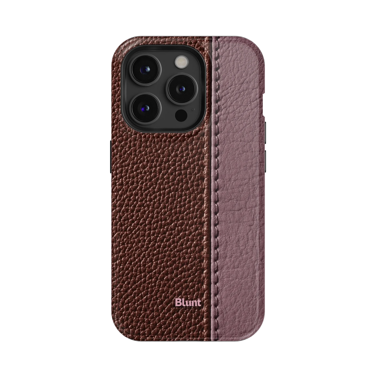 Maroon Grain iPhone Case