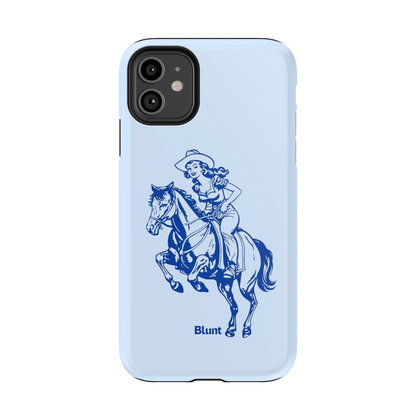 Blue-Lasso-Lady-iphone-case-iPhone 11-1