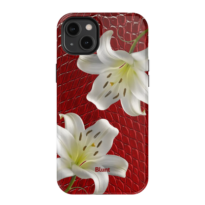 Crimson Lily iPhone Case
