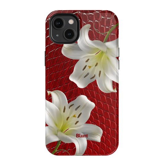 Crimson Lily iPhone Case