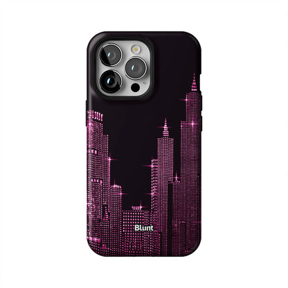 Pink-NYC--SKYELINE-iphone-case-iPhone 13 Pro-1