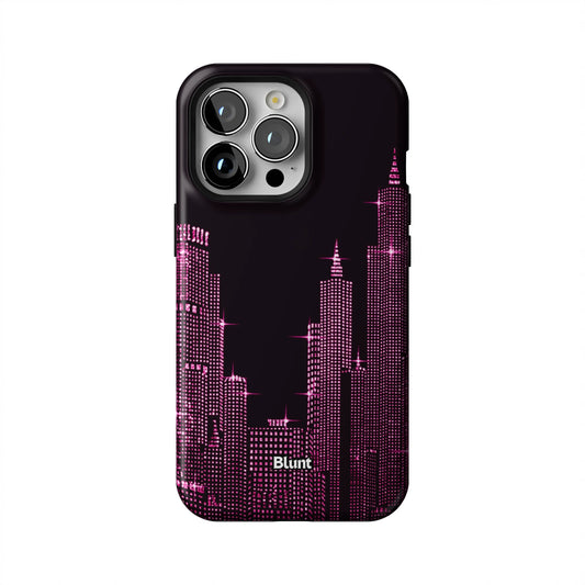 Pink-NYC--SKYELINE-iphone-case-iPhone 13 Pro-1
