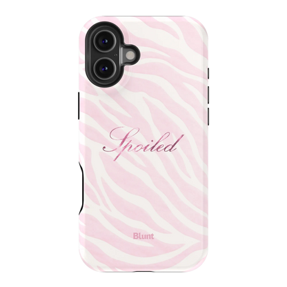 Spoiled Pink Zebra iPhone Case