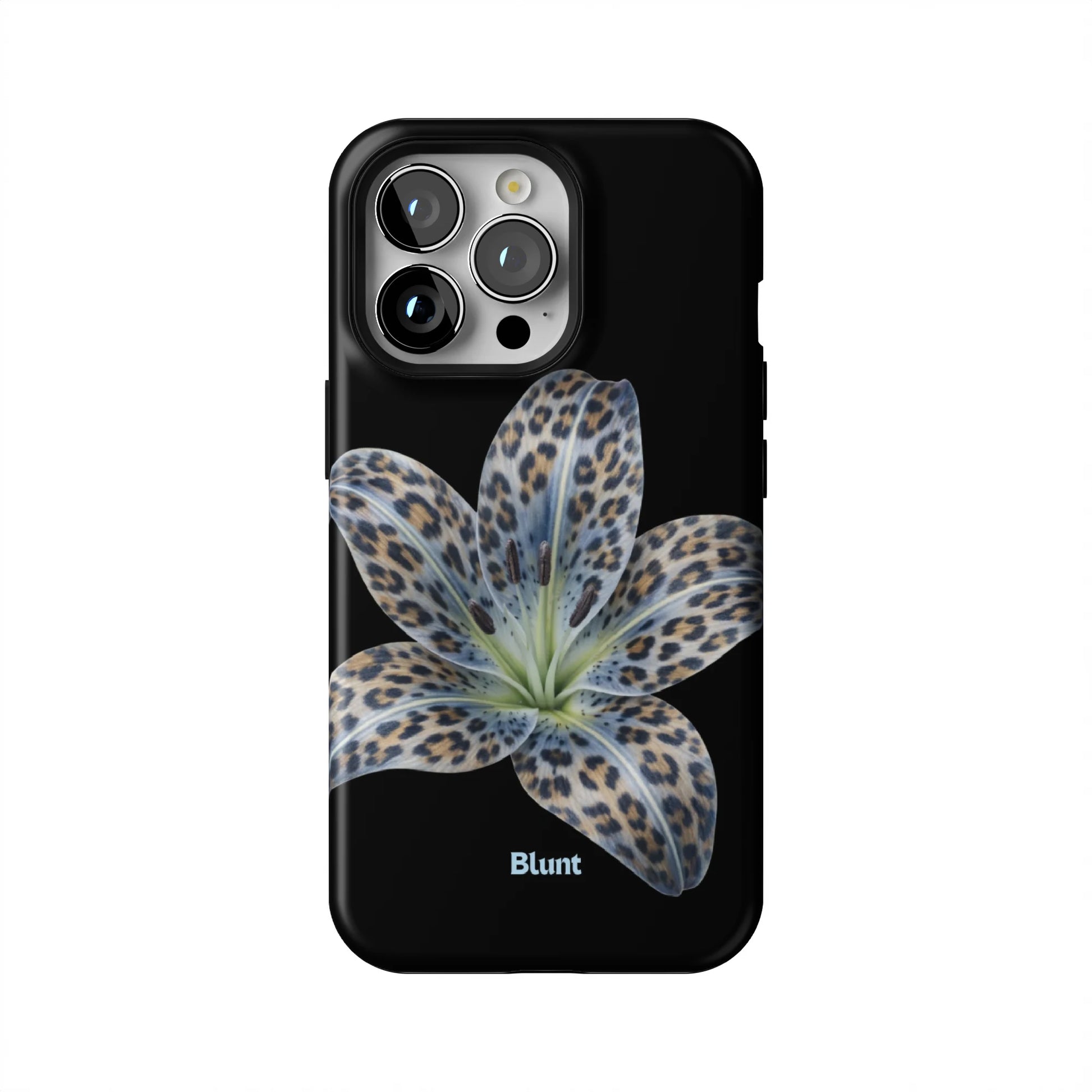 Blue-Leopard-Bloom-iphone-case-iPhone 13 Pro-1