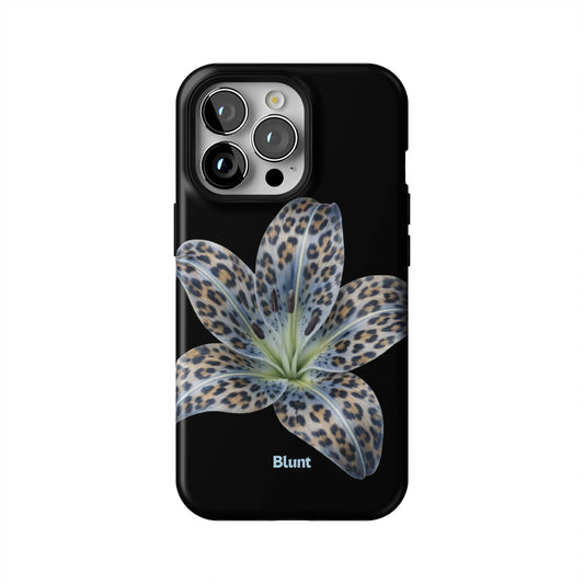 Blue-Leopard-Bloom-iphone-case-iPhone 13 Pro-1
