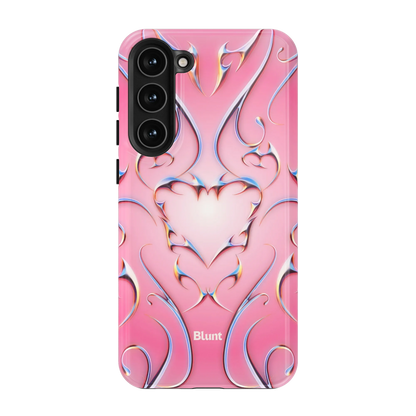 Bubble Heart Samsung Case