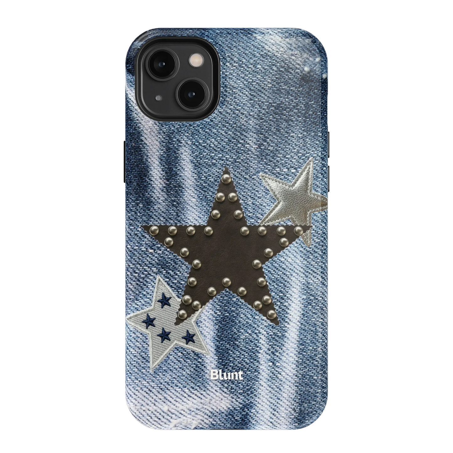 Denim Starstud iPhone Case