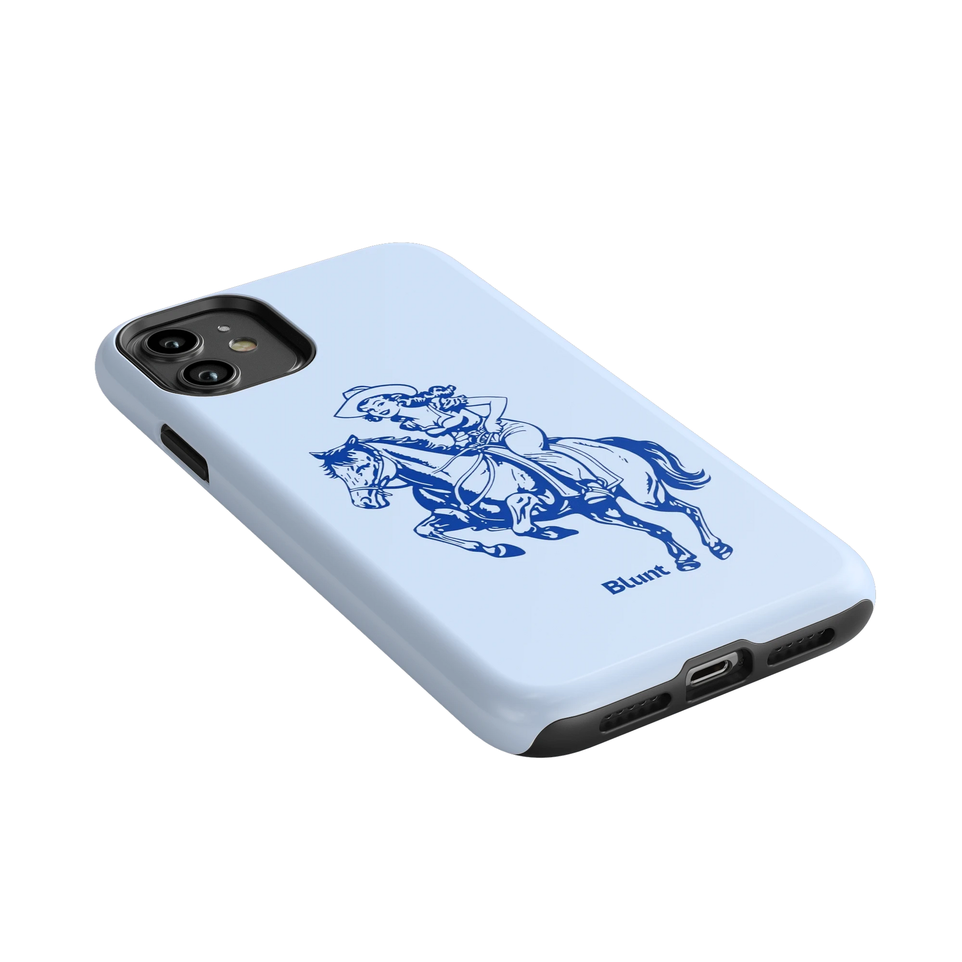 Blue-Lasso-Lady-iphone-case-iPhone 11-2