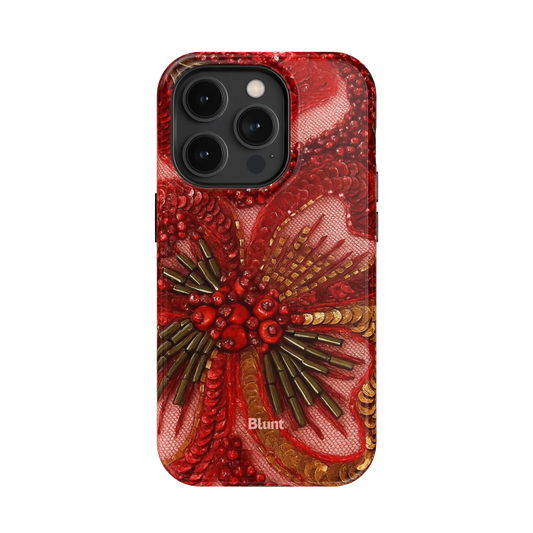 Crimson iPhone Case