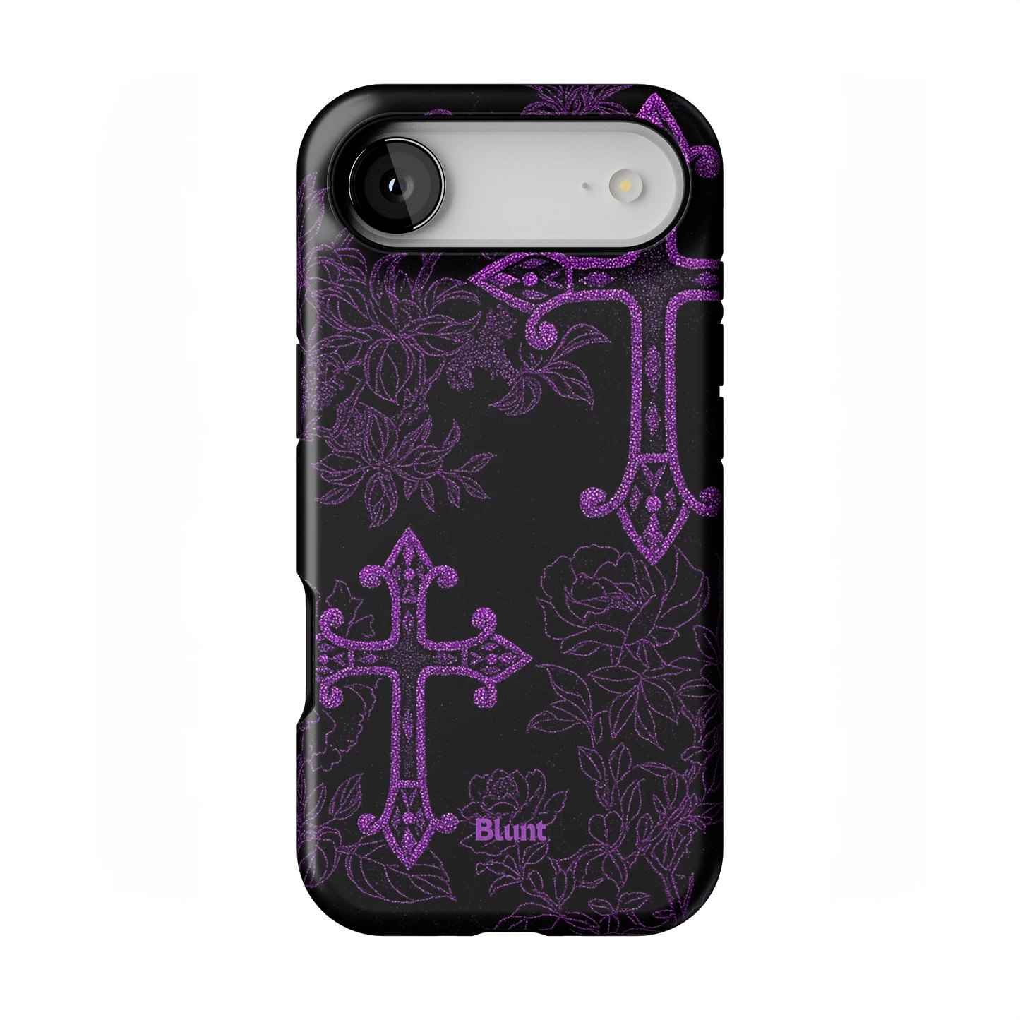Purple Cross iPhone Case