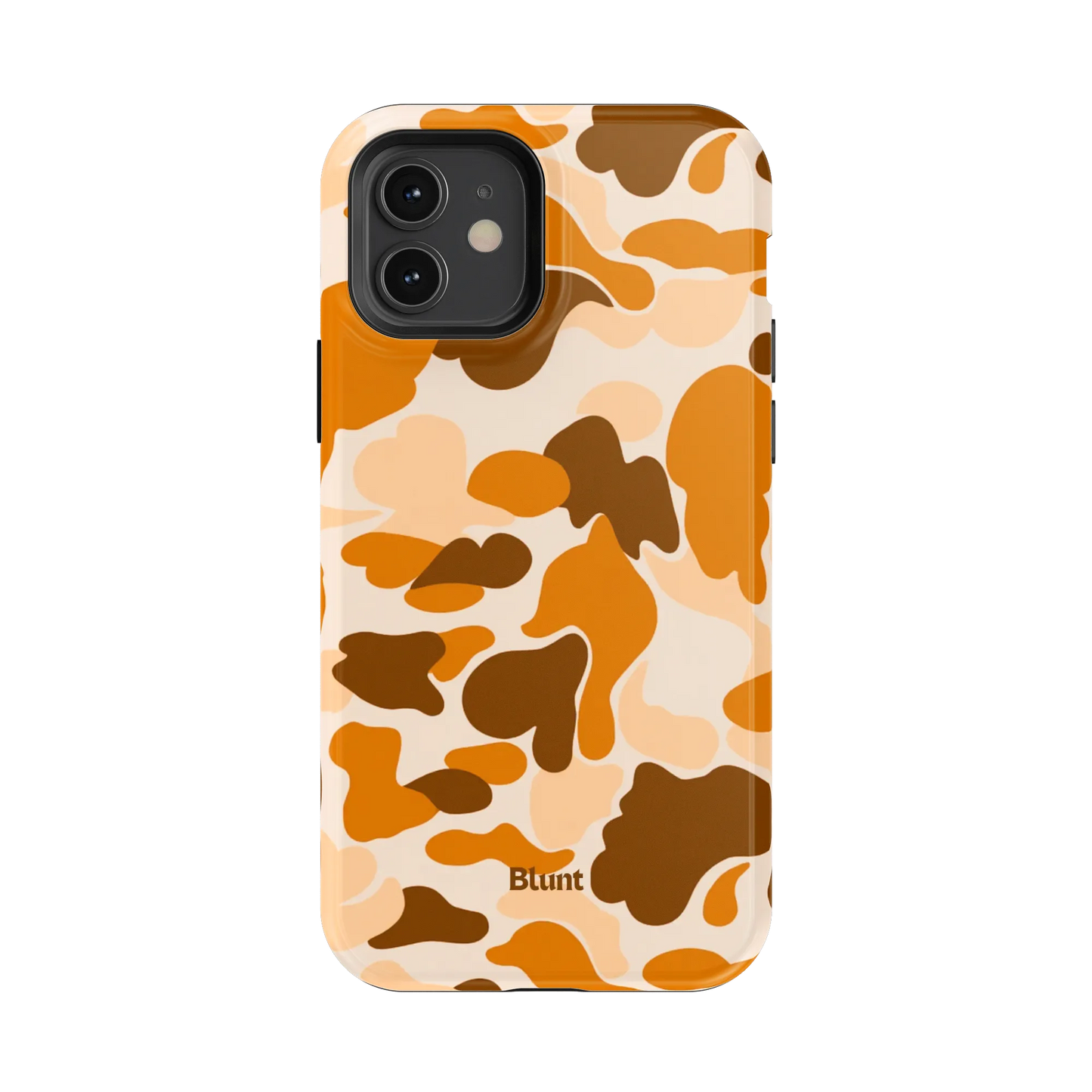 Orange Camo iPhone Case