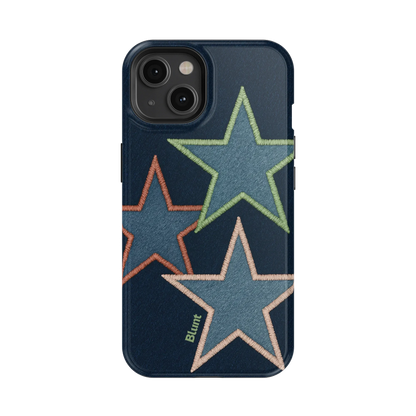 Neon Stars iPhone Case