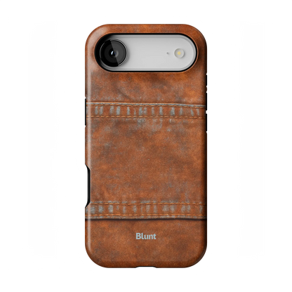 Chocolate Denim iPhone Case