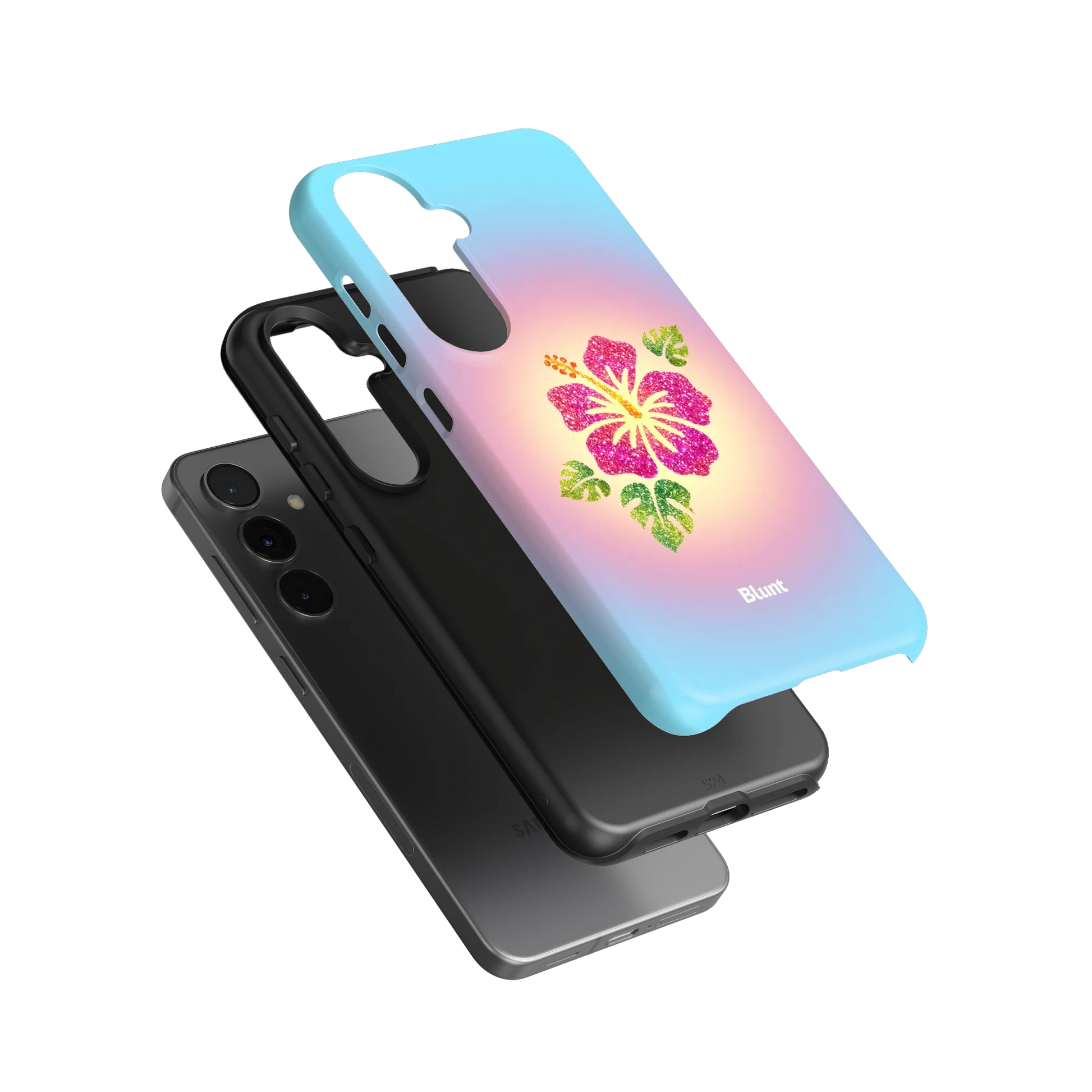 Hibiscus-Glow-samsung-case-Galaxy S24-3
