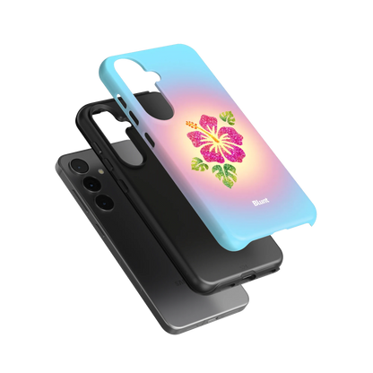 Hibiscus-Glow-samsung-case-Galaxy S24-3