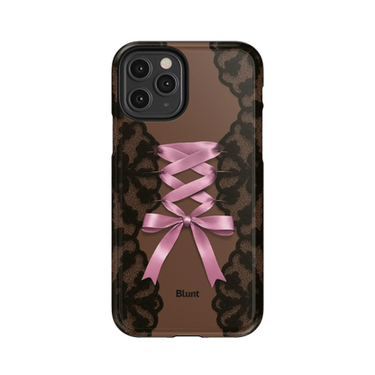 Brown Corset iPhone Case