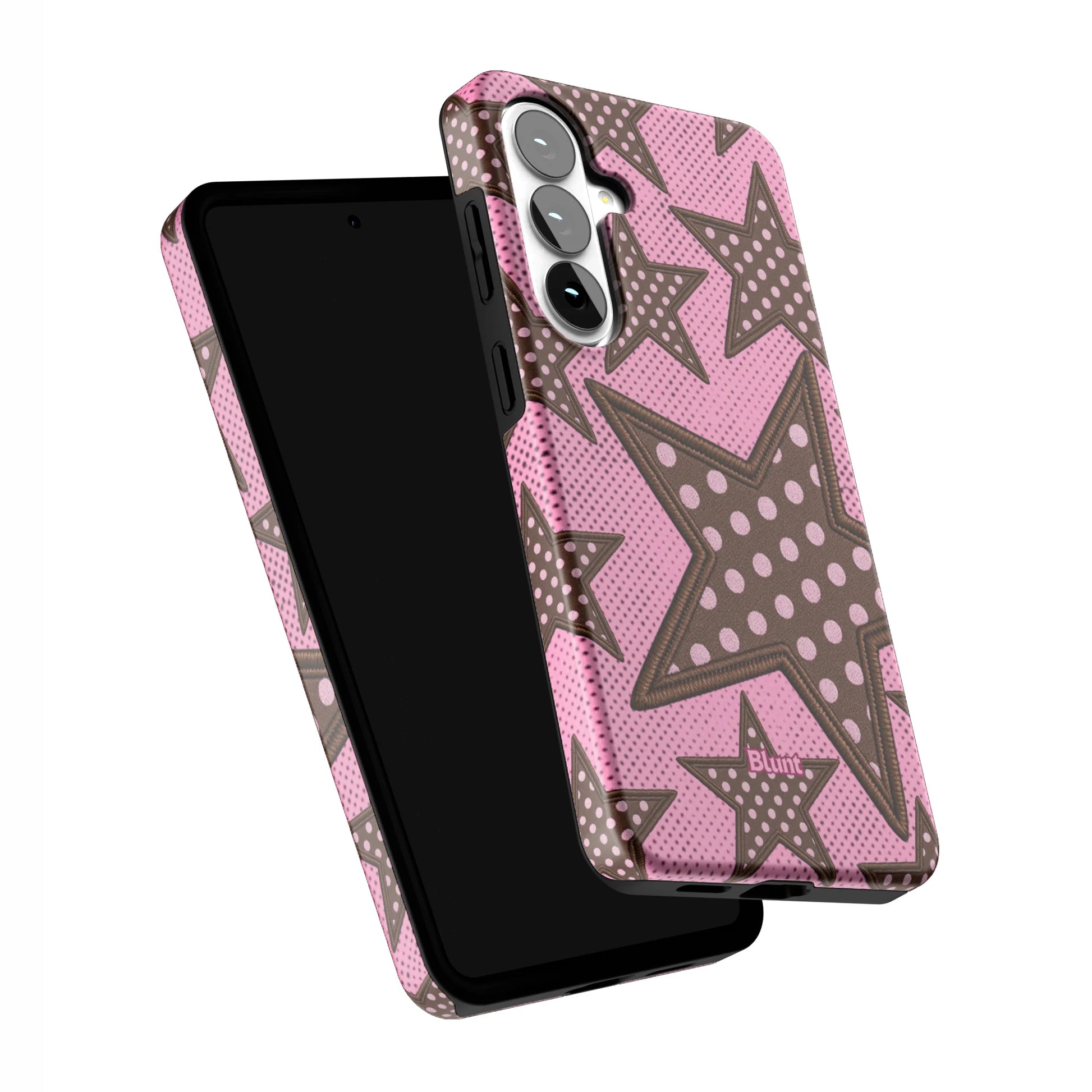 Pink-Polka-Star-samsung-case-Galaxy S26 Plus-5