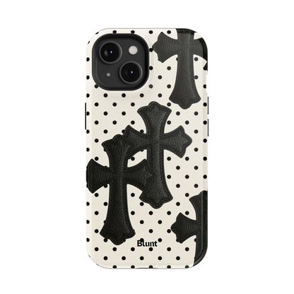 Noir Crosses iPhone Case