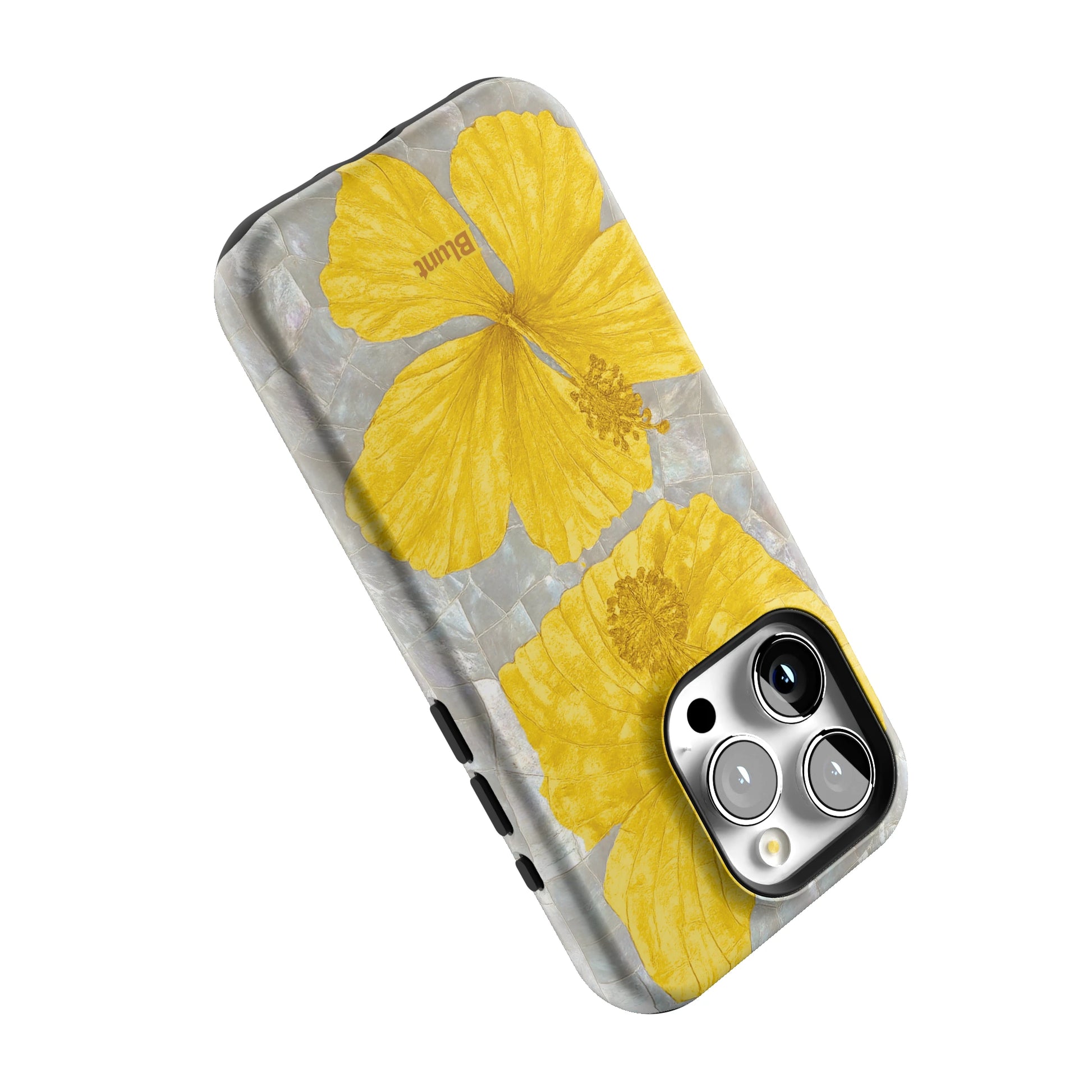 Yellow Coconut Bloom iPhone Case gallery - Iphone_15_Pro_5