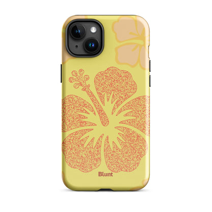 Yellow Hibiscus iPhone Case - Blunt Cases