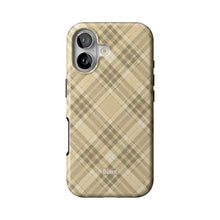 Yellow Plaid iPhone Case