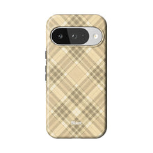 Yellow Plaid Pixel Case