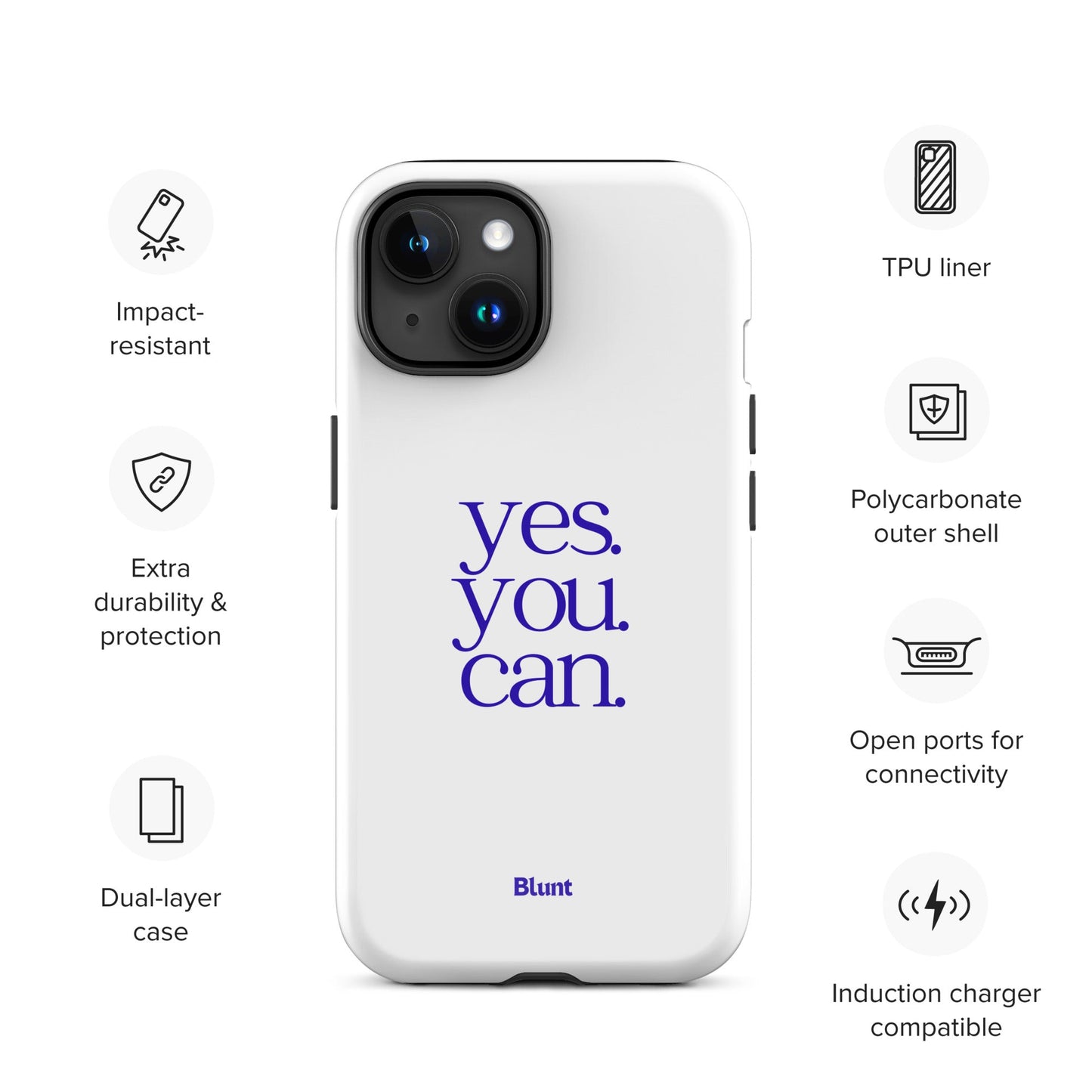 Yes You Can iPhone Case - blunt cases