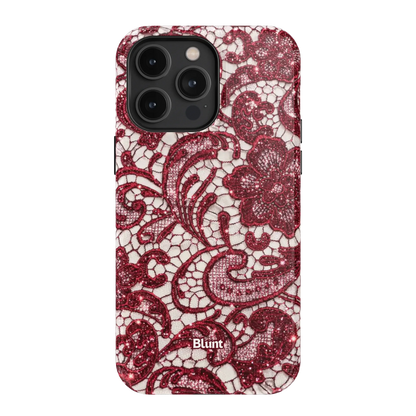 Crimson Lace iPhone Case