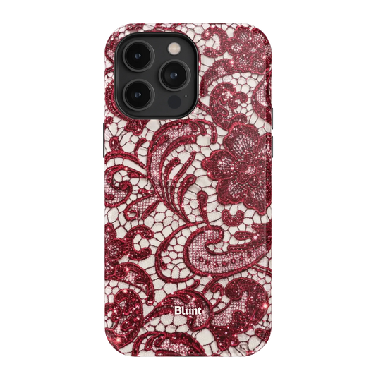 Crimson Lace iPhone Case