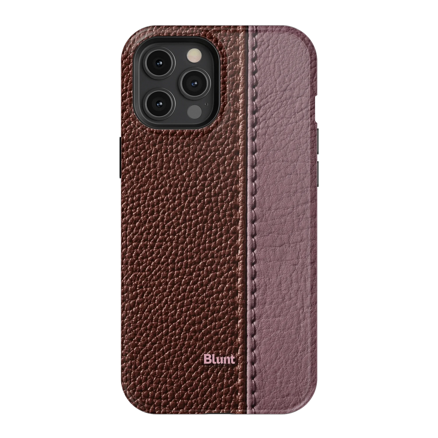 Maroon Grain iPhone Case