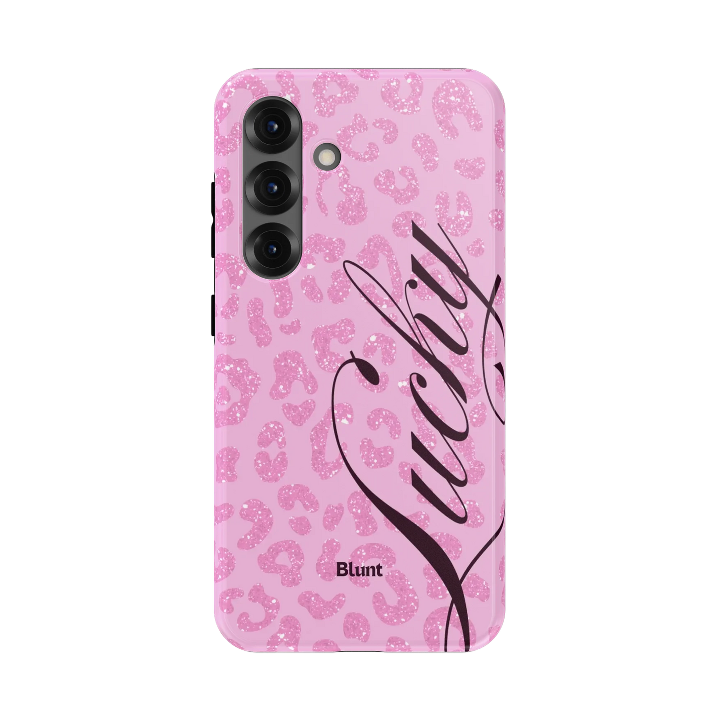 Pink Cheetah Lucky Samsung Case