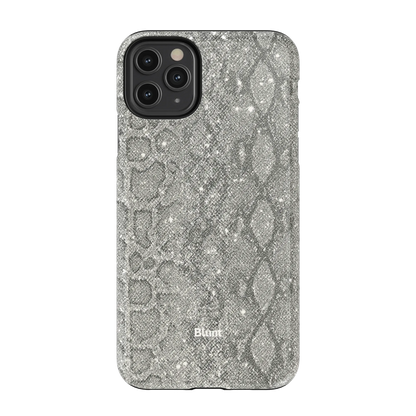 Silver Python iPhone Case