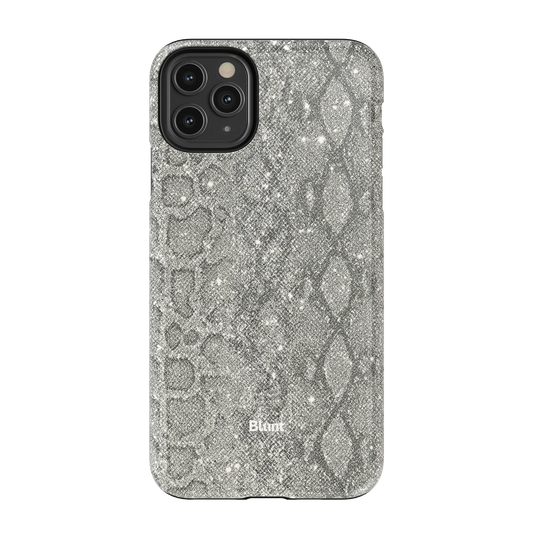 Silver Python iPhone Case