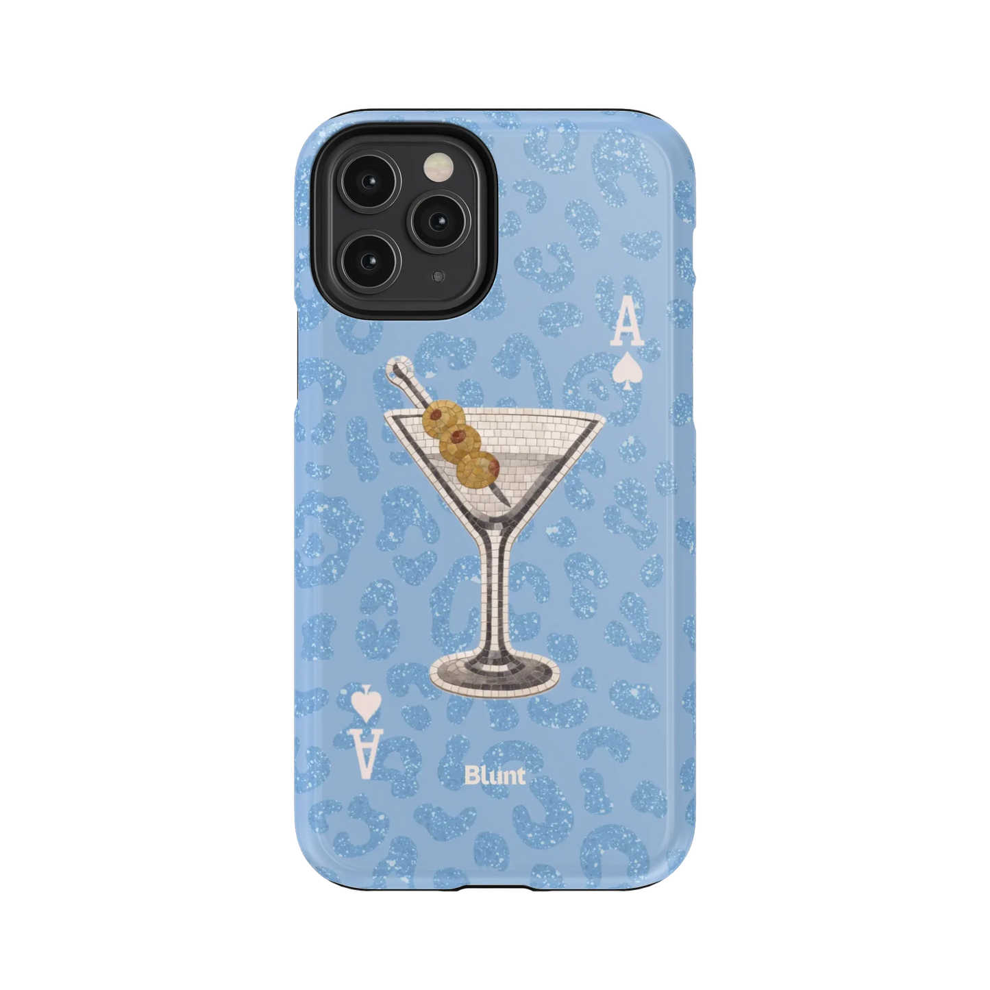 Blue Dirty Martini iPhone Case