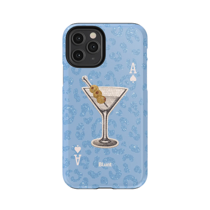 Blue Dirty Martini iPhone Case
