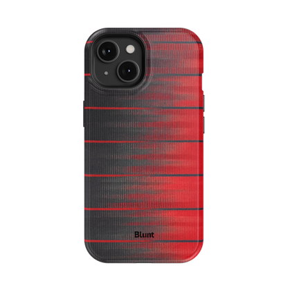 Crimson Stripe iPhone Case
