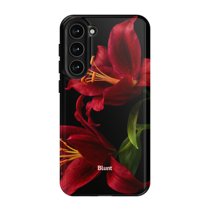 Eclipse Orchid in Red Samsung Case