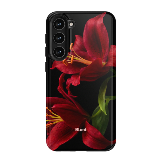 Eclipse Orchid in Red Samsung Case