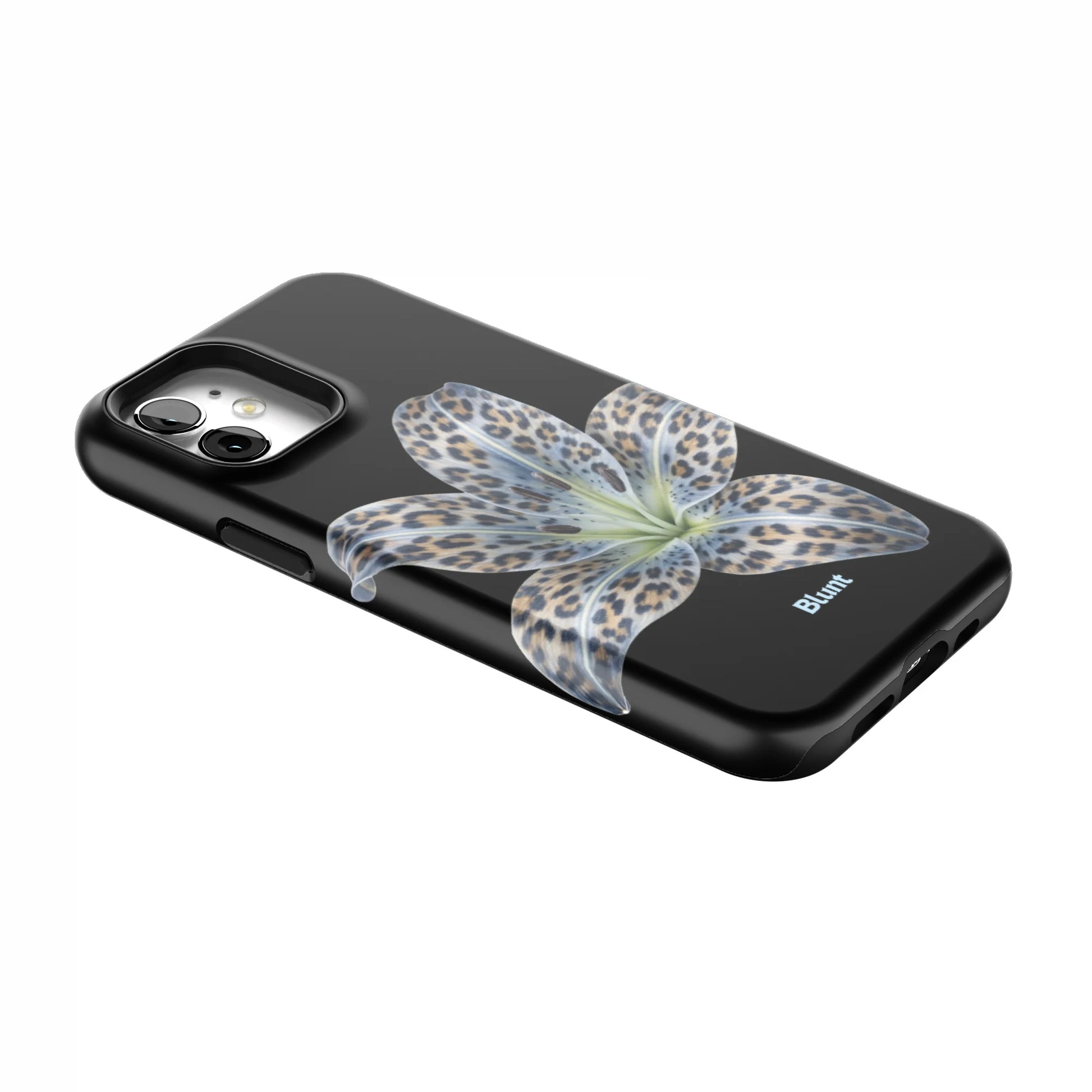 Blue-Leopard-Bloom-iphone-case-iPhone 12-2