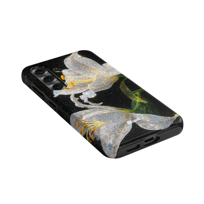 Eclipse Orchid in White Samsung Case