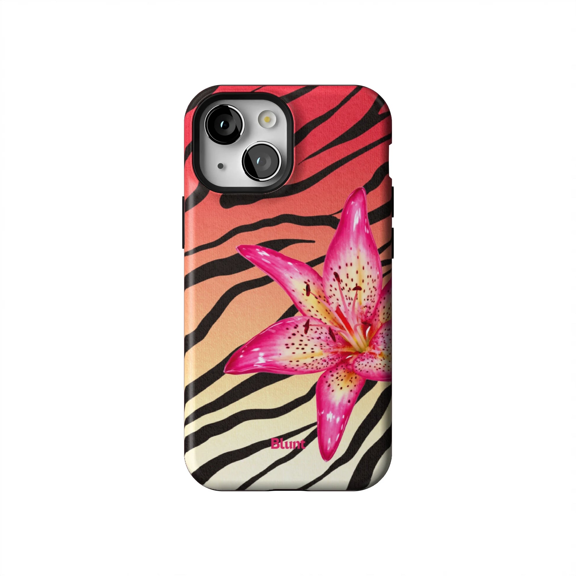 Striped-Lilly-iphone-case-iPhone 13 Mini-1