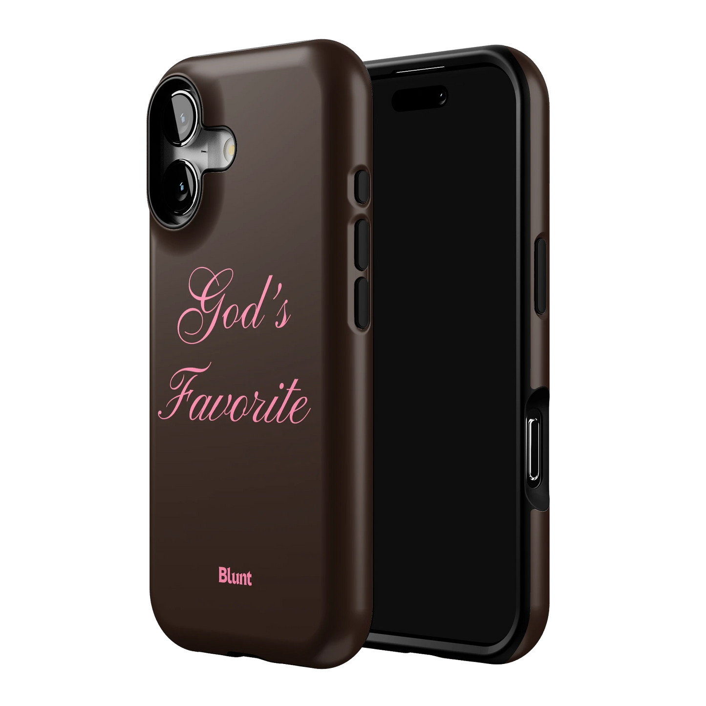 Gods Favorite Brown iPhone Case