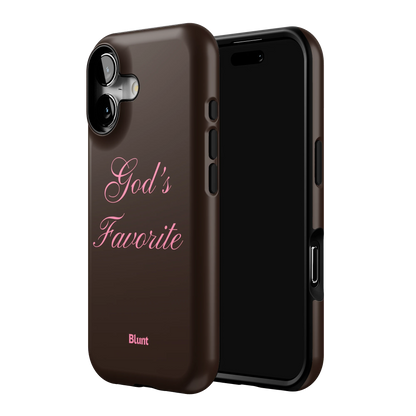 Gods Favorite Brown iPhone Case