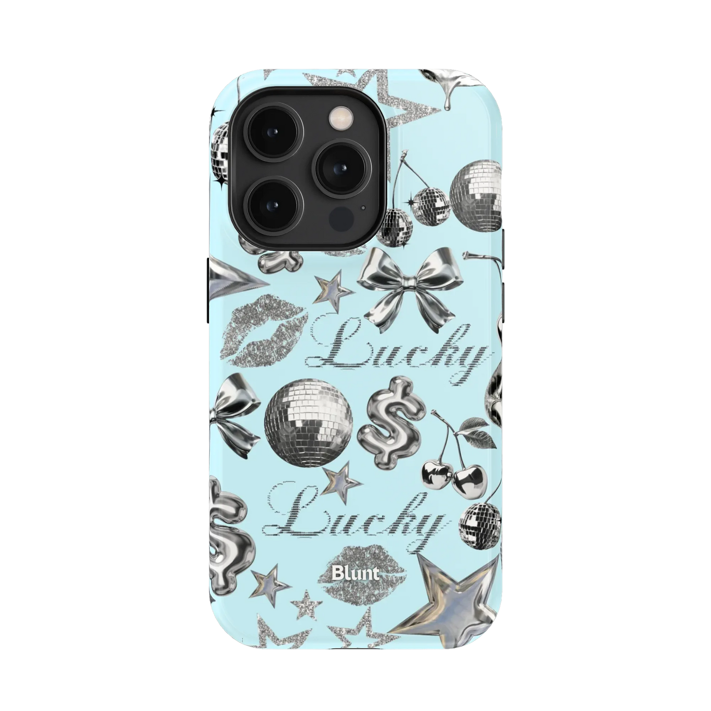 Lucky Baby Blue iPhone Case