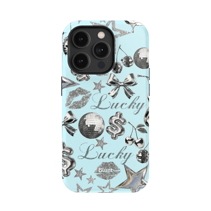 Lucky Baby Blue iPhone Case