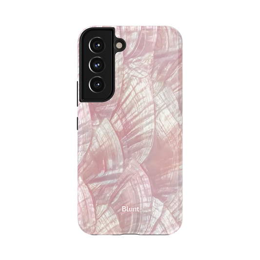 Blush Petals Samsung Case: a summer-inspired mosaic of blush pink petals