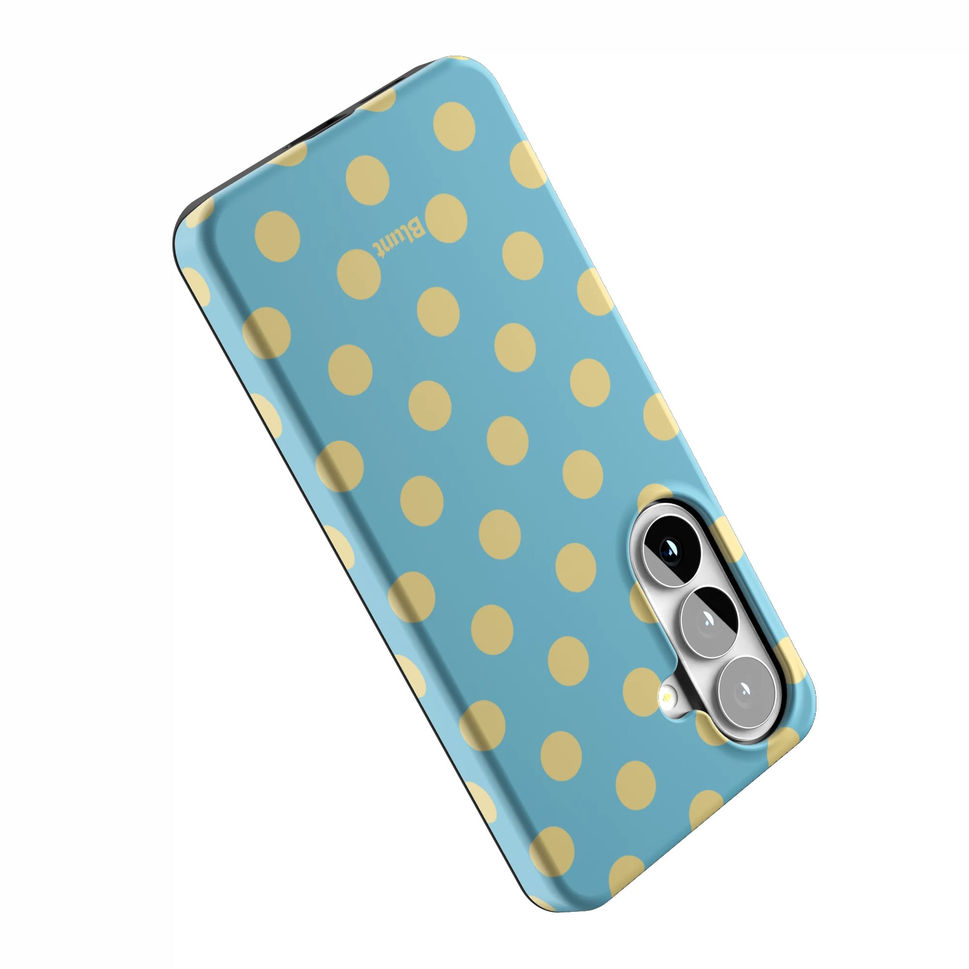 Blue-Butter-Polka-samsung-case-Galaxy S26-4