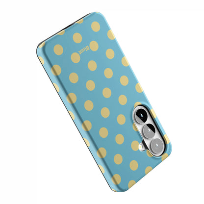 Blue-Butter-Polka-samsung-case-Galaxy S26-4