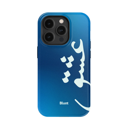 Blue Love iPhone Case