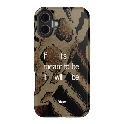 Meant To Be iPhone Case